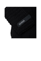 GUESS 2 USCITA Guanti Uomo Tinta Unita Nero Nero